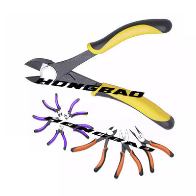 Yalıtımlı Çapraz Yan Kesici 160mm 250mm 6 In 8" Bükülmüş Sap