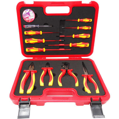 15 ADET Paketi VDE Tool Se Kiti AC Test Cihazı Yalıtımlı Etiket Bant Tornavidalar Toolstation 1000V