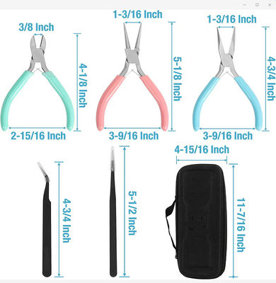 Satılık Profesyonel Takı Pense Setleri Karbon Çelik 6 In 1 Mini DIY El Yapımı