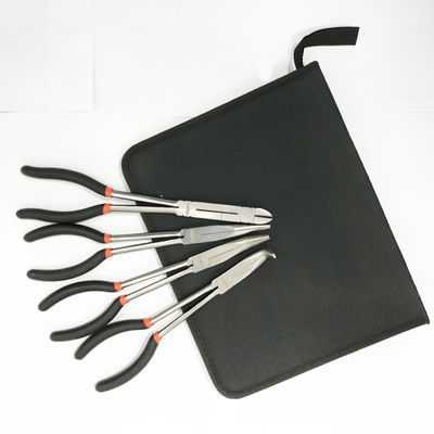 Bent Head İğne Burun Pense 4 İğne Seti 11 İnç Düz Kavisli 45 90 Derece
