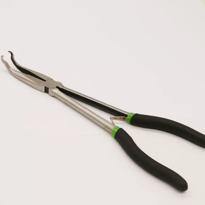 Bent Head İğne Burun Pense 4 İğne Seti 11 İnç Düz Kavisli 45 90 Derece