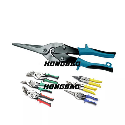 9&quot; 10&quot; Havacılık Kalay Snips Seti 250mm 3 Parçalı Havacılık Makası Makas Kısa Kafa Kesici