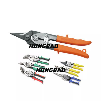 9&quot; 10&quot; Havacılık Kalay Snips Seti 250mm 3 Parçalı Havacılık Makası Makas Kısa Kafa Kesici