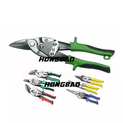 Ağır Hizmet Tipi Sol Kesme Havacılık Snips Teneke Makas Kesici 10 &quot;Havacılık Snip Makası