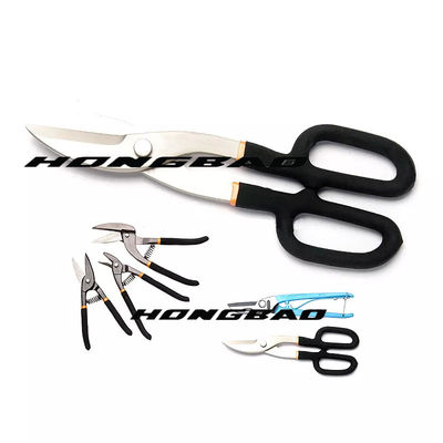 Uzun Burun Teneke Snip Kesiciler Grip 8 9.5&quot; 300mm Teneke Makas