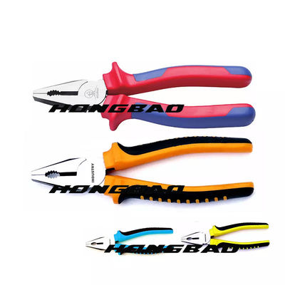 200mm 160mm 6 İnç 8 İnç 7&quot; Ağır Hizmet Yalıtımlı Yan Kesiciler Çapraz Pense 60# CRV Çelik