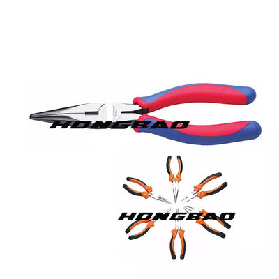 Küçük Standart Yalıtımlı Kombinasyon Pense Sarı Damla Dövme Ergonomi Yumuşak Kavrama 6&quot; 7&quot; 8&quot;