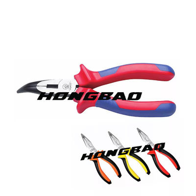 Küçük Standart Yalıtımlı Kombinasyon Pense Sarı Damla Dövme Ergonomi Yumuşak Kavrama 6&quot; 7&quot; 8&quot;