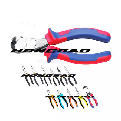 7 &quot;8&quot; Hassas Uzun Kargaburun 200mm 170mm 160mm Düz Yan Kesici Sıyırma Kıvrım Yumuşak Saplı