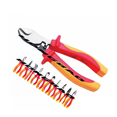 1000v VDE İzoleli Aletler AWG 22 18 14 Tel Sıkma Pensesi CRV 6&quot;