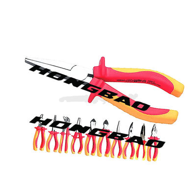 Güvenlik VDE İzoleli Aletler Yan Kesme Pensesi 150mm 6&quot; 8&quot; 7&quot; Çapraz Kesme Pensesi 9&quot;