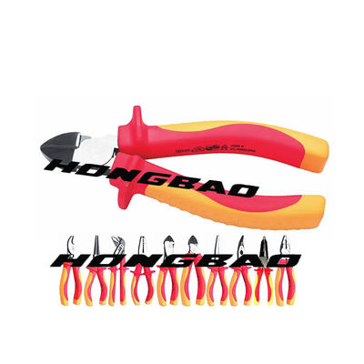 8 &quot;200mm 1000 V VDE El Aletleri Set Yalıtım Sıyırma Pensesi Kablo Sıkma Pensesi