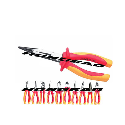 1000v VDE İzoleli Aletler AWG 22 18 14 Tel Sıkma Pensesi CRV 6&quot;