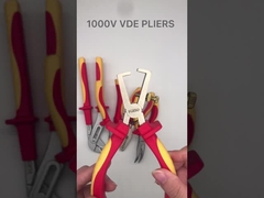 1000v VDE İzoleli Aletler AWG 22 18 14 Tel Sıkma Pensesi CRV 6
