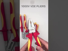 1000V Vde El Aleti Seti 200mm 8 İnç İzoleli Tel Sıyırma Pensesi Kablo Sıkma